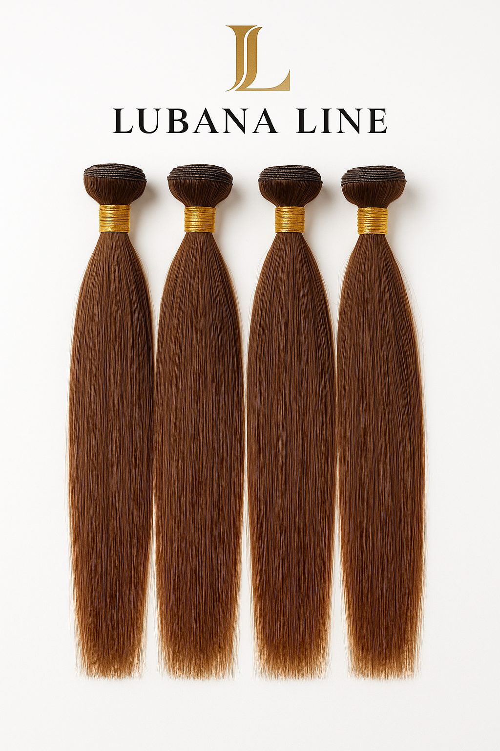 100% natural brown hair extensions