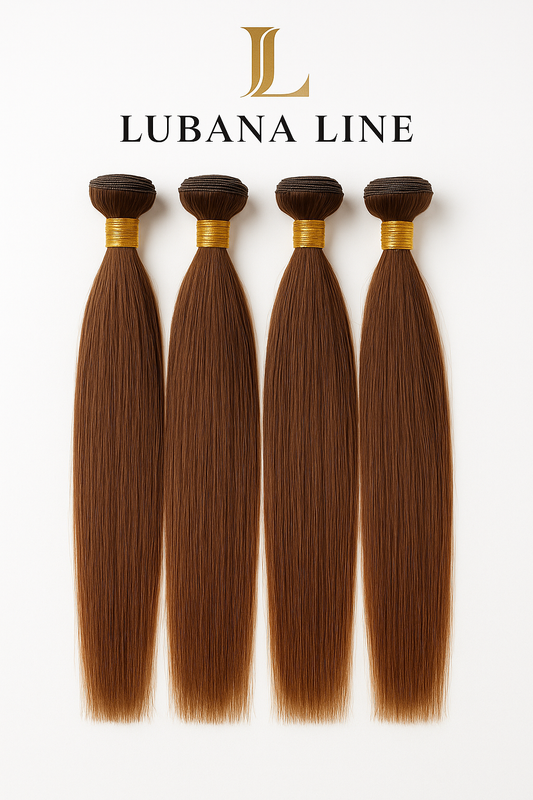 100% natural brown hair extensions